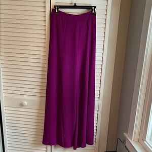 Lulu's Vibrant Purple Maxi Trousers and Top